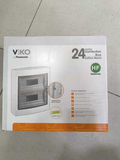 PANASONIC VIKO -VERDEELKAST-24 MODULES OPBOUWMONTAGE-WIT