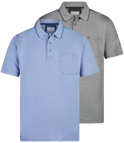 Redmond Heren poloshirt 2 pack Basic