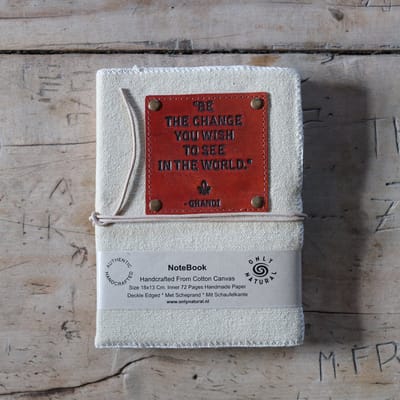 Dagboek met handgemaakt papier