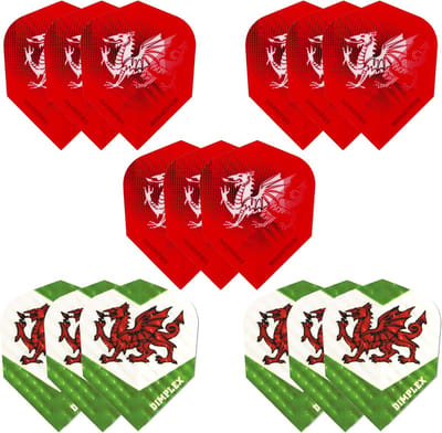 Dart Flights Zwart Nummer 6 Voor Dartpijlen