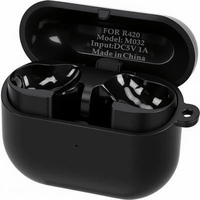 Étui de chargement de remplacement pour écouteurs sans fil Galaxy Buds 3 FE avec indicateur LED et câble USB C Noir noir
