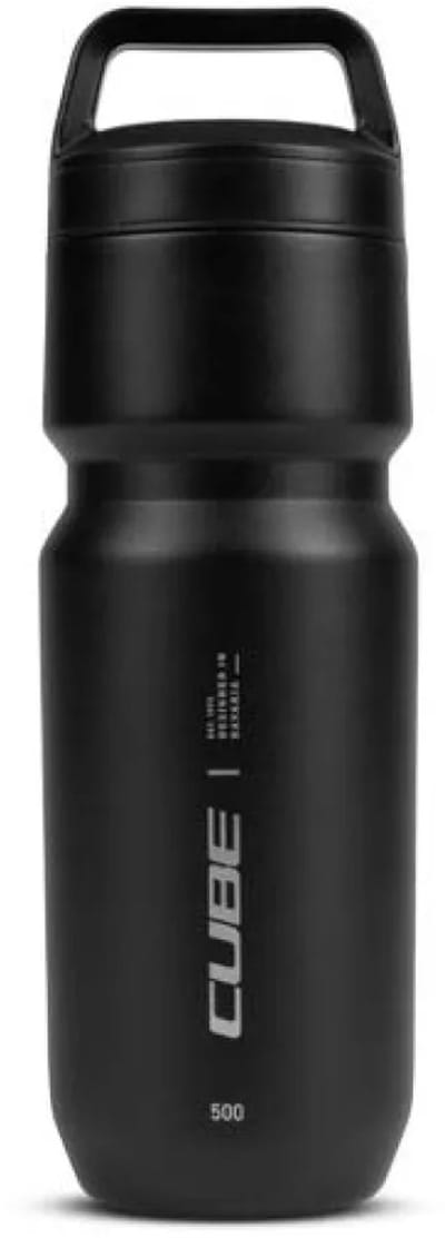 Cube Stainless Steel Arc Insulated 500ml Bidon Zwart