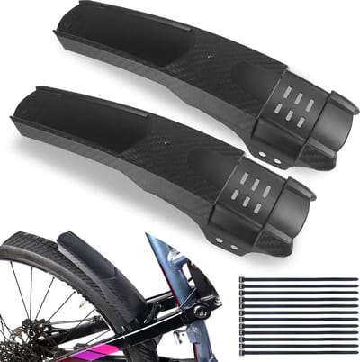 Universele spatborden voor MTB racefiets - Fietsspatbordenset voor en achter - Quick-Release - 20-29 inch fietsen