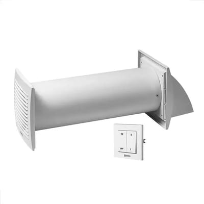 Europlast - Decentrale WTW-unit Ø125 mm met schakelaar - EER125S