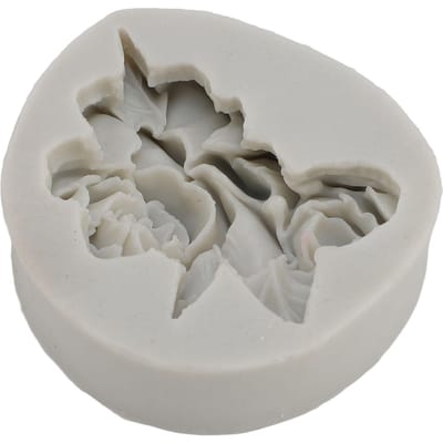 Gardenia Kaarsvorm Dikke Siliconen Bloemvorm Vorm voor Hars Badbommen IJssculpturen gray