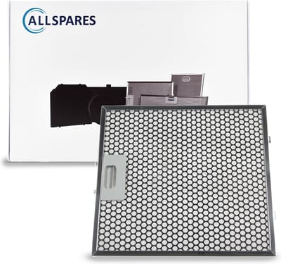 Metaalfilter 301x278x10mm geschikt voor Falmec 101080104
