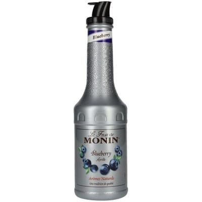 Monin Blauwe bes Fruitpuree 1 Liter | Blueberry