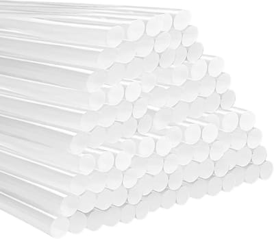 100x Transparante Hete Lijmpatronen 11mm x 200mm voor Lijmpistool & Doe-Het-Zelf