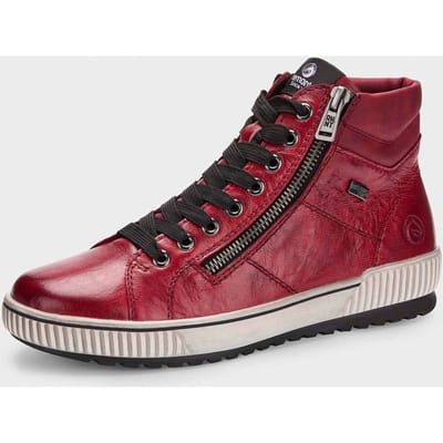Leren schoenen met rits - rood - Gr. 37 van Goldner Fashion