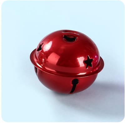 Dailygoods- Kerstbel 5 cm - 10/30/50/100 Stuks - Gekleurde Klokken - Handgemaakte Decoratie - Hoogwaardige Ijzeren Bel - Voor Feestdagen - Decoratiebel