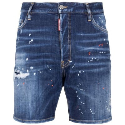 DSQUARED2 denim shorts marine shorts NIEUW - Maat: IT58 blue