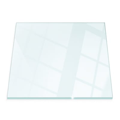 Wallfluent Transparant Kachel Vloerplaat - Vierkant Plaat Voor Onder Kachel - 50x50 cm - Vierkant - Vloerplaat Openhaard
