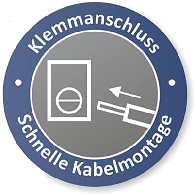 Inbouw jaloezie-knop serie G1 - All-in-One steekklem in zuiver wit