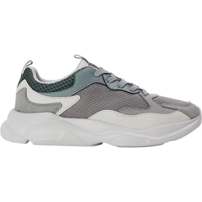 Hugo Heren Leon Mesh Trainers (Donkergrijs)