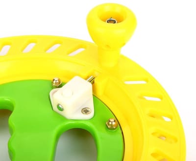 Dailygoods- Lijnwinder Professioneel - Vliegerlijn Spoel - Duurzaam Kunststof - Ergonomisch Ontwerp - 22cm Diameter - Slagvast en Antivervaging - Lijnspoel
