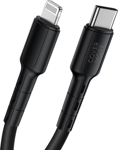 Oplaadkabel geschikt voor iPhone - Usb-c naar Lightning kabel - Snellader - 1m - Zwart