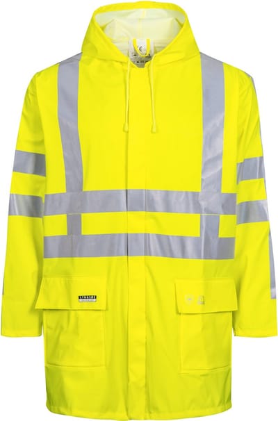 Fluor gele Signaal regenjas van Lyngsøe Rainwear S