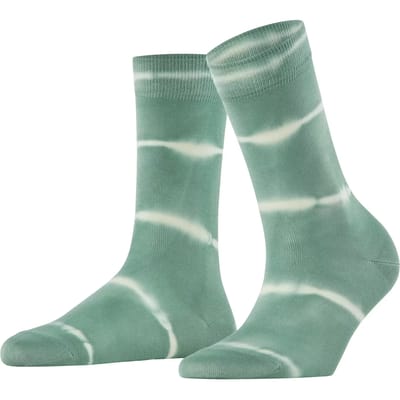 FALKE Wave Bond gedessineerd katoen Sokken dames groen - maat 35-38
