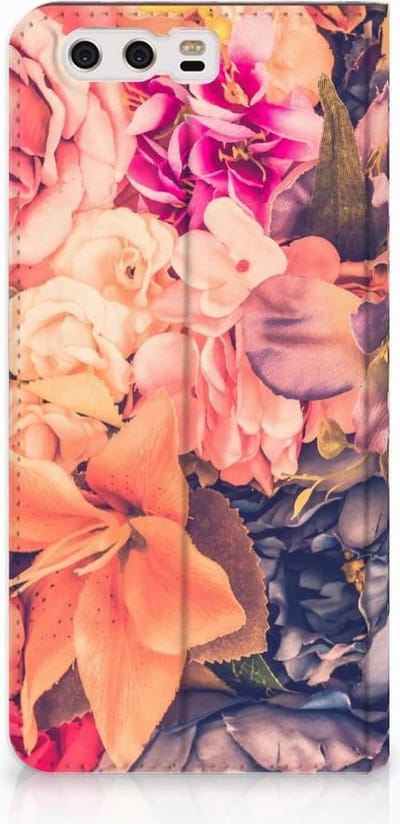 Huawei P10 Plus Smart Cover Bosje Bloemen