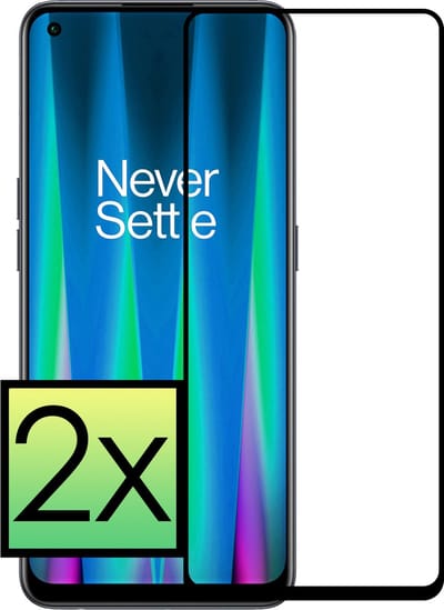 Screenprotector - 2 Stuks - Geschikt voor OnePlus Nord CE 2 Lite - Full Cover - Beschermglas - Gehard Glas - Tempered Glass - Screen Protector