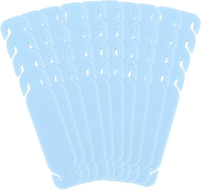 Mondkapjes Haakjes - Masker Verlengstuk Oor - Druk Verlichten - Verstelbare Lengte - 10 stuks - Lichtblauw
