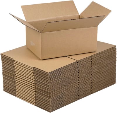 Kleine Golfkartonnen Verzenddozen 9x6x4 inch - 25 Stuks