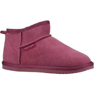 Hush Puppies Ashanti Suède Vrouwen Pantoffels Roze