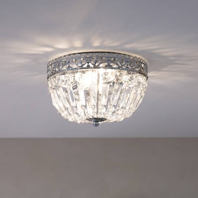 Markslöjd Plafondlamp Etienne glaskristallen Ø 25cm chroom