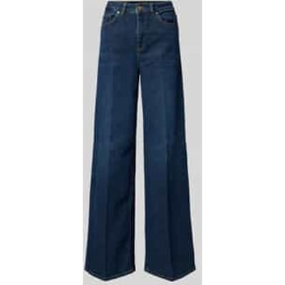 Wide leg jeans met persplooien, model 'SEVENTY'