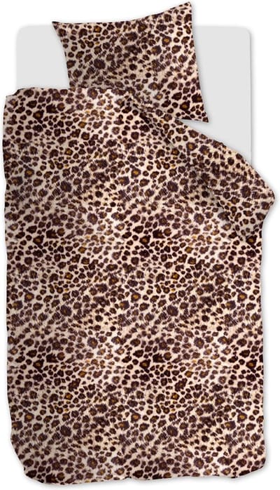 At Home by BeddingHouse Animal Twist dekbedovertrek - Eenpersoons - 140x200/220 - Naturel