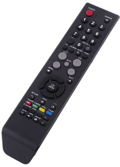 Dailygoody - Universele afstandsbediening - TV-afstandsbediening met toetsenbord - Compact formaat - Geschikt voor Smart TV - Gemakkelijk in gebruik -