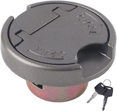 Dailygoods- Brandstoftankdop met Sleutels - Roestvrijstalen Onderdelen - Universeel voor Motorfietsen - Waterdicht - Gemakkelijk te Gebruiken - Bescherming tegen Verstopping - Tankdop