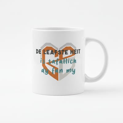 De Liefste Is Je Per Ongeluk Van Mij Noemen Keramische Mok 330 ml – Romantische Liefde Quote Koffie- en Theemok