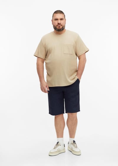 s.Oliver - male - Detroit: katoenen bermuda met elastische tailleband
