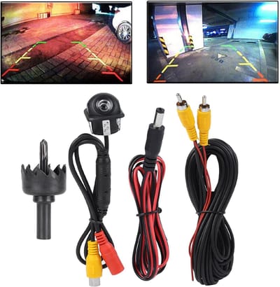 Achteruitrijcamera - Parkeercamera Achteruitkijkcamera - Veilig Parkeren - IP67 Waterdicht - 90 graden kijkhoek - Zwart