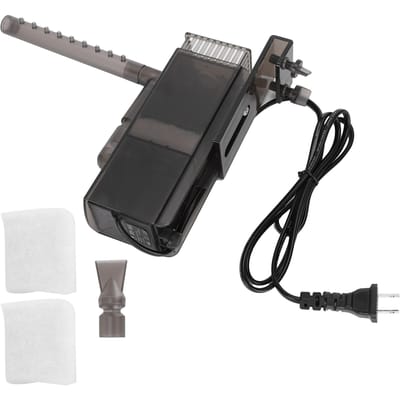 Aquarium Aquarium Extern wandgemonteerd Type Hangend watergras Verwijder oliefilmfilter black