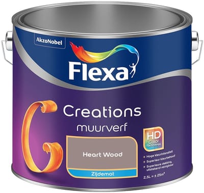 Flexa - Creations Muurverf Zijdemat - Heart Wood - Mengverf - 2,5 L