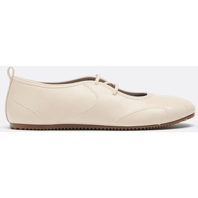 Stradivarius Sneakers met gekruiste elastische band  ECRU 35