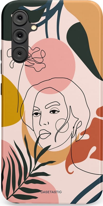 Casetastic Hoesje Geschikt voor Samsung A34 (5G) - Stijlvolle Beschermende Duo-layer Case - Elegantie van binnen