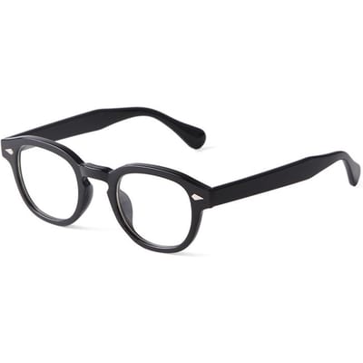 Lunettes de soleil rondes écaille de tortue rétro Design homme femme Rivet rétro Verre jaune bleu Lunettes de soleil carrées Protection UV 400 as picture black