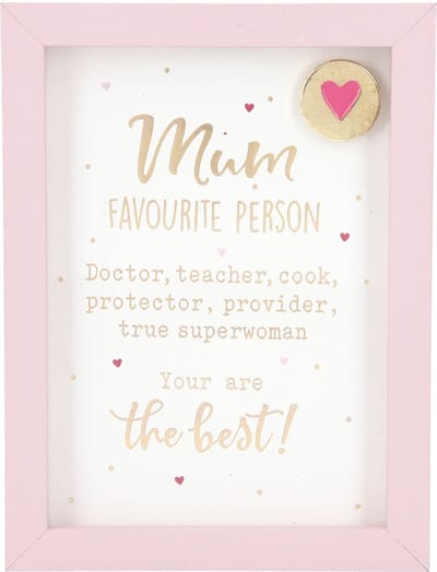 Fotolijst met compliment Mum favourite person Doctor, teacher?