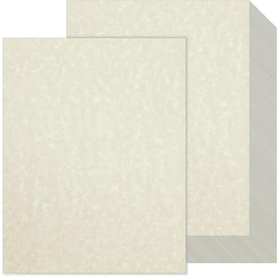 A4 Certificaatpapier, 120 Vellen Ivoor Parchment Papier voor Dubbelzijdig Afdrukken, Geschikt voor Diploma's, CV's en Afstudeerbenodigdheden (21 x 29,7 cm, 100 GSM)