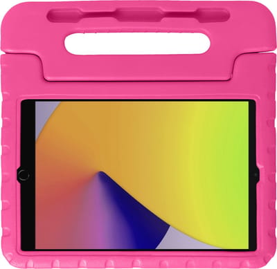 Hoesje - Geschikt voor Apple iPad 7 (2019) - 10.2 inch - 7e Generatie - Kinderhoes Shockproof Bumper - Kidsproof Case - Tablet Hoes - Kinder Hoes Cover - Roze