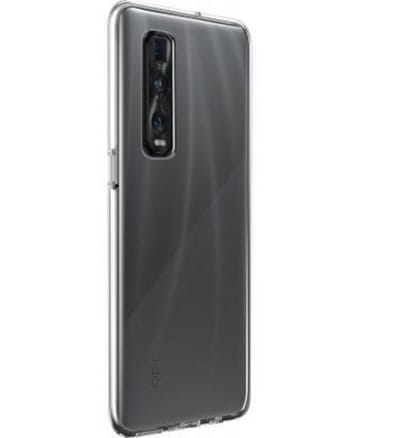 Bigben Connected, Hoesje geschikt voor Oppo Find X2 Pro - Flexibel Siliconen, Transparant