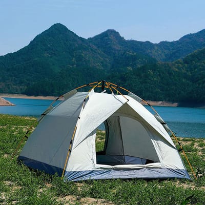 Automatische snel op te zetten buitentent, automatische regen- en zonwerende tent, vistent, strandtent, zonwering, tenten voor 3-4 personen.