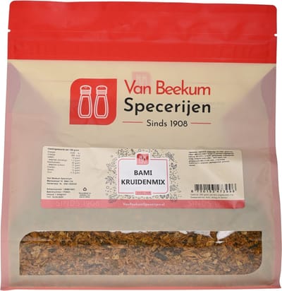 Van Beekum Specerijen - Bami Kruidenmix - 1 KG (hersluitbare stazak)