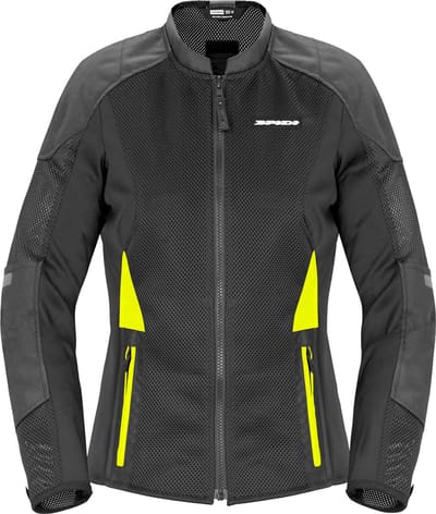 Spidi Super Net Jas Dames Fluo Geel - Jas