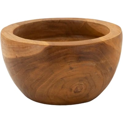 Dienblad Erusi Simple Teak Ø 15×9,5 cm