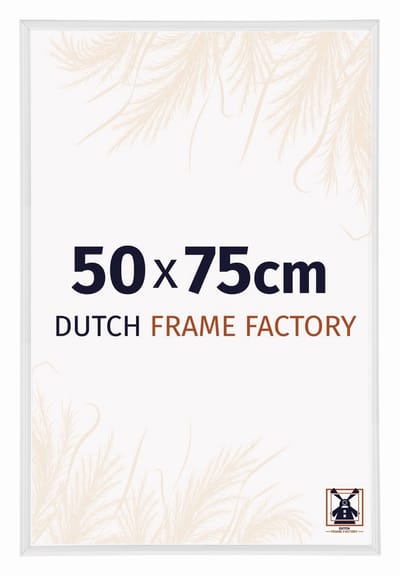 Fotolijst 50x75 cm - Kunststof - Wit Hoogglans - Angers