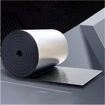 Isolatiepaneel - Warmtefolie Schuim - Energie Besparen - Zelfklevend Reflecterend - 1x1m 5mm - Zilver